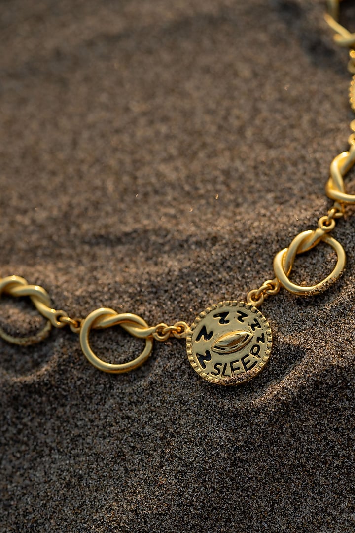 Gold Plated Chain Necklace by PARISHRI at Pernia's Pop Up Shop