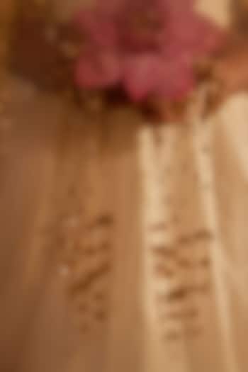 Antique Gold Plated Flying Bird & Pearl Kaleeras (Set Of 2 ) by PARISHRI at Pernia's Pop Up Shop