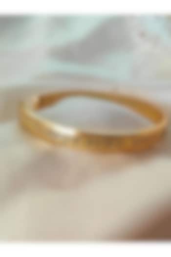 Gold Plated Vakratunda Mahakaya Kada by PARISHRI at Pernia's Pop Up Shop