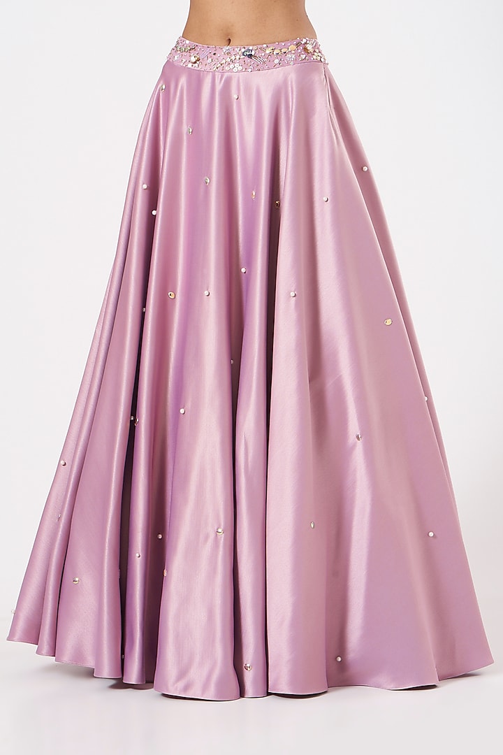 Lilac Wedding Lehenga Set by PARUL GANDHI at Pernia's Pop Up Shop
