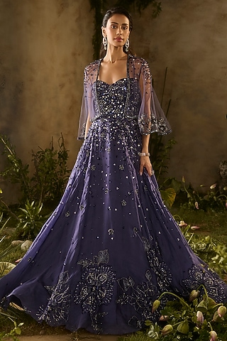 dark blue indian wedding dress DIANE VON FURSTENBURG GATHERED SHEATH DRESS