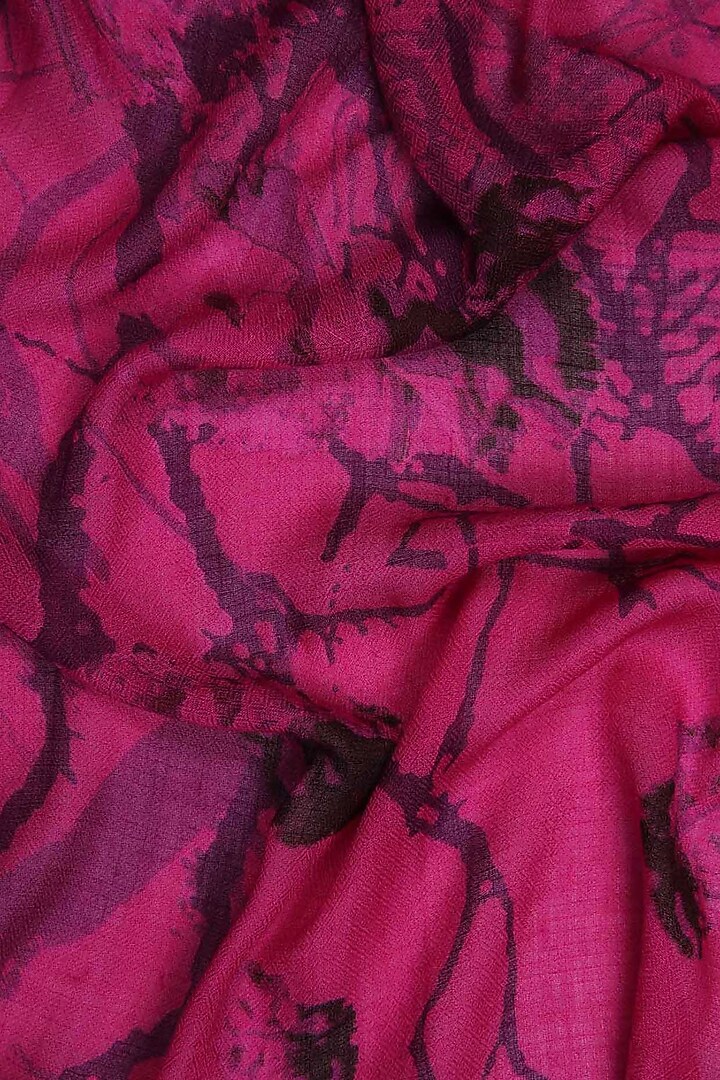 Dusty Pink Printed Scarf by Pashma at Pernia's Pop Up Shop