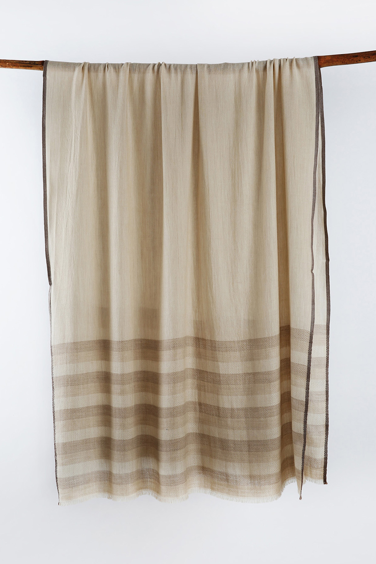 Beige Cashmere Scarf by Pashma