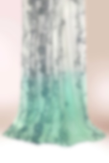 Ombre Bamboo Silk Cashmere Printed Scarf by Pashma at Pernia's Pop Up Shop