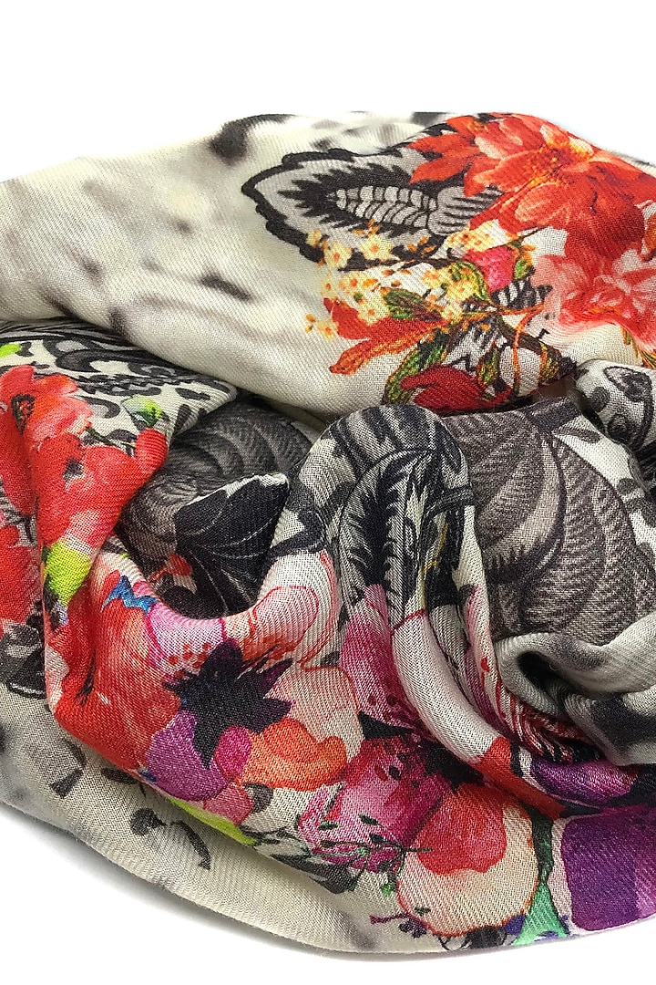Multi-Colored Printed Scarf by Pashma at Pernia's Pop Up Shop