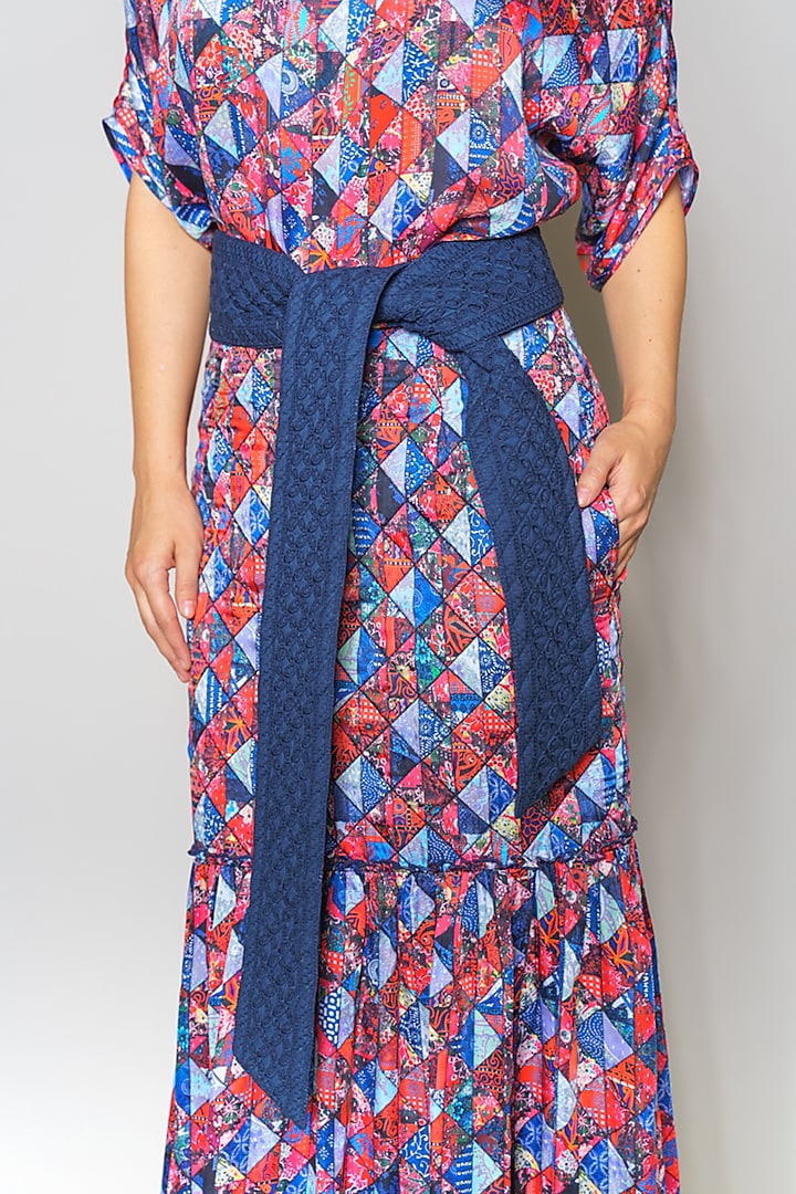 Multi Colored Printed Skirt Set by Payal Jain at Pernia's Pop Up Shop