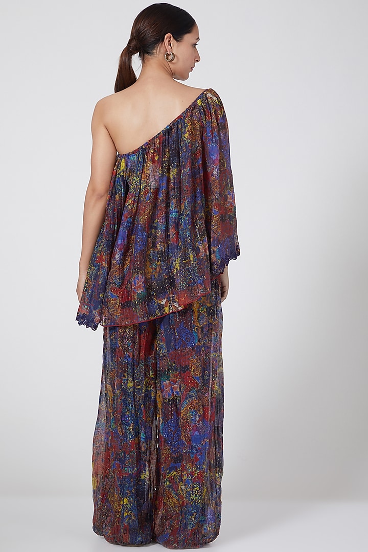 Multi Colored Printed Harem Pants by Payal Jain at Pernia's Pop Up Shop