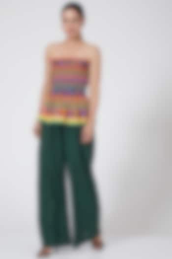 Multi Colored Corset Top by Payal Jain