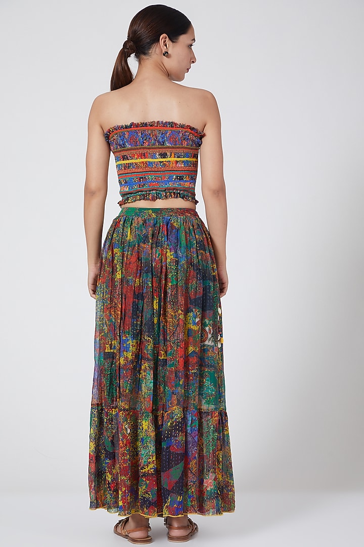 Multi Colored Corset Top by Payal Jain at Pernia's Pop Up Shop