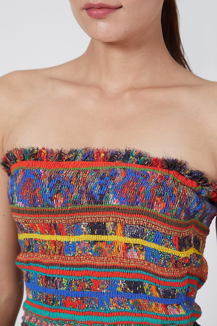 Multi Colored Corset Top by Payal Jain at Pernia's Pop Up Shop