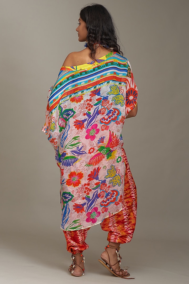 Multi-Colored Organza Printed Tunic by Payal Jain at Pernia's Pop Up Shop