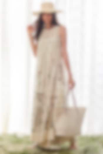 Off White Sleeveless Dress by Payal Jain