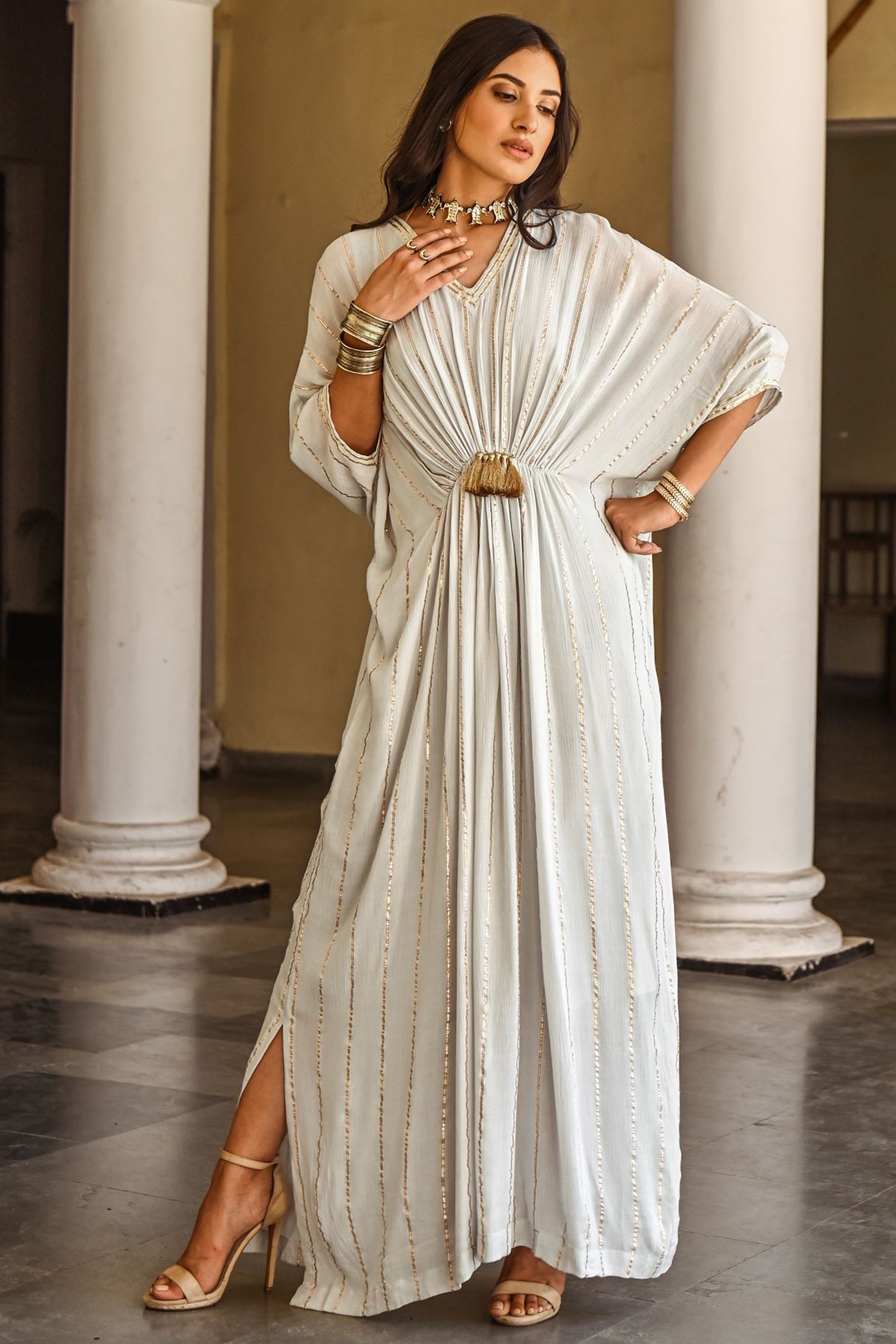 Buy Designer Kaftan Dress | Savage Women Kaftan Dress - Nautanky