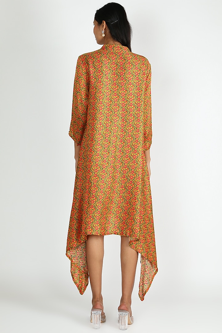 Mustard Tunic With Pocket by Punit Balana at Pernia's Pop Up Shop