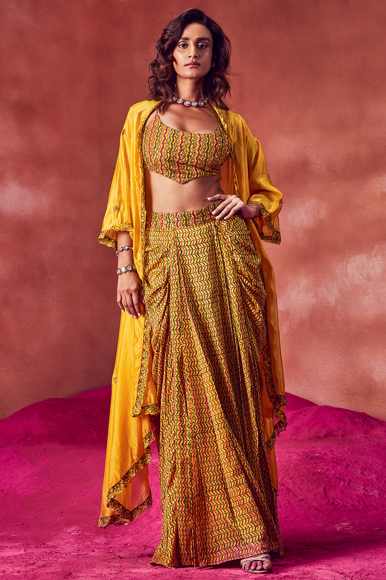 Varanga Floral Print Women Flared Green Skirt - Buy Varanga Floral Print  Women Flared Green Skirt Online at Best Prices in India | Flipkart.com