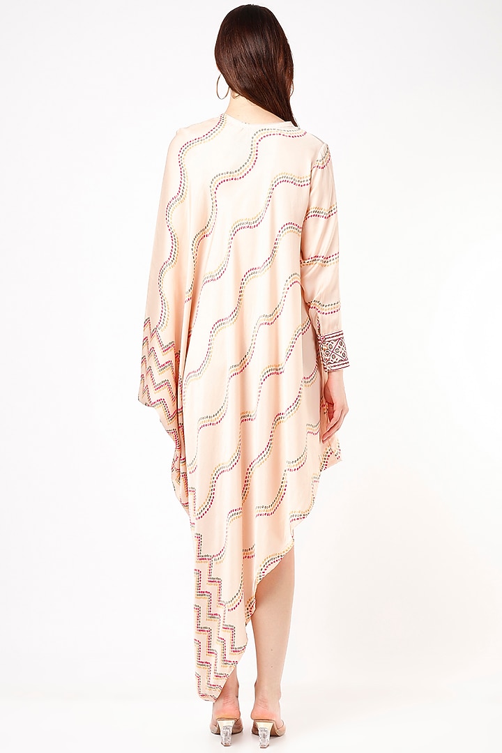 Blush Pink Printed Summer Dress by Punit Balana at Pernia's Pop Up Shop