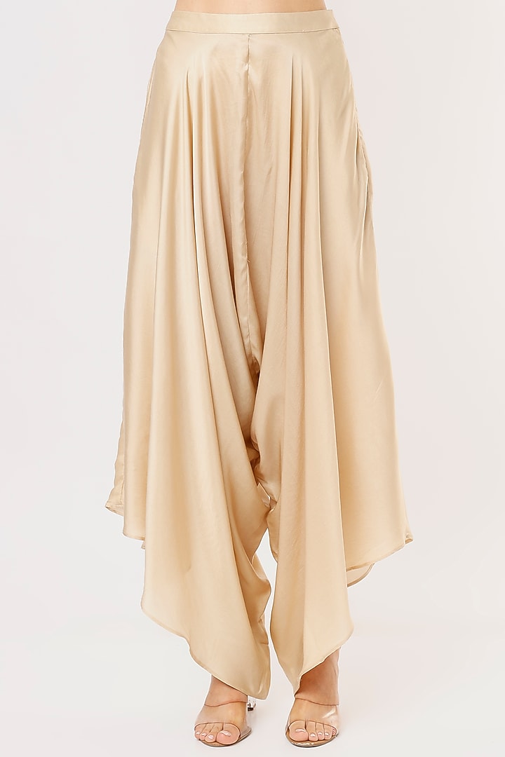 Beige Printed Kurta Set by Punit Balana at Pernia's Pop Up Shop