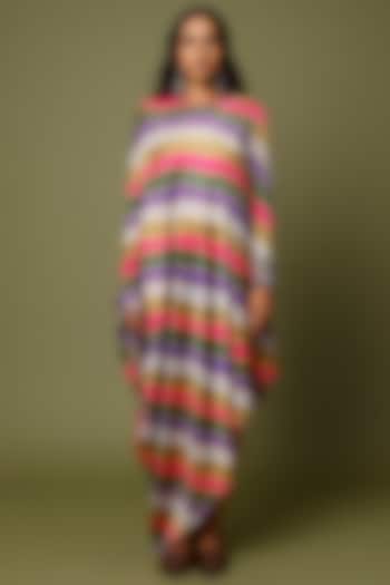 Multi-Colored Printed Dress by Punit Balana
