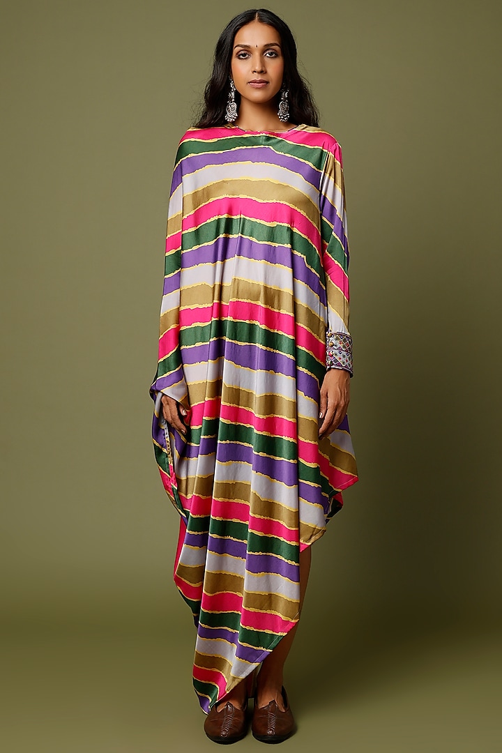 Multi-Colored Printed Dress by Punit Balana
