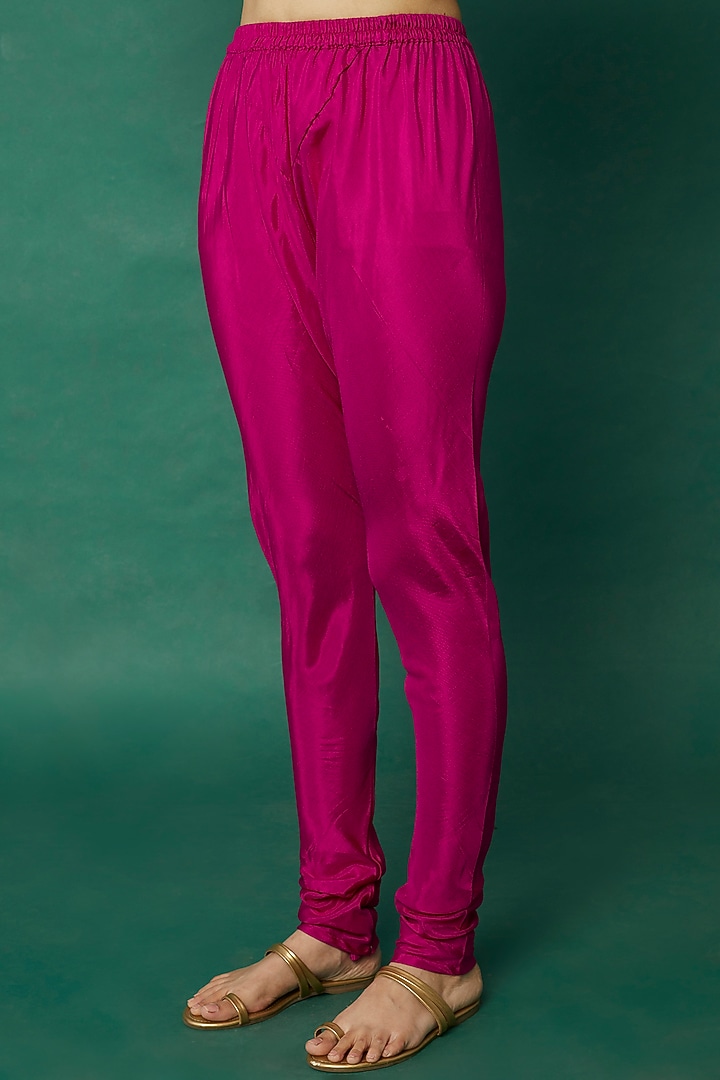 Magenta Embroidered Wedding Anarkali Set by Punit Balana at Pernia's Pop Up Shop