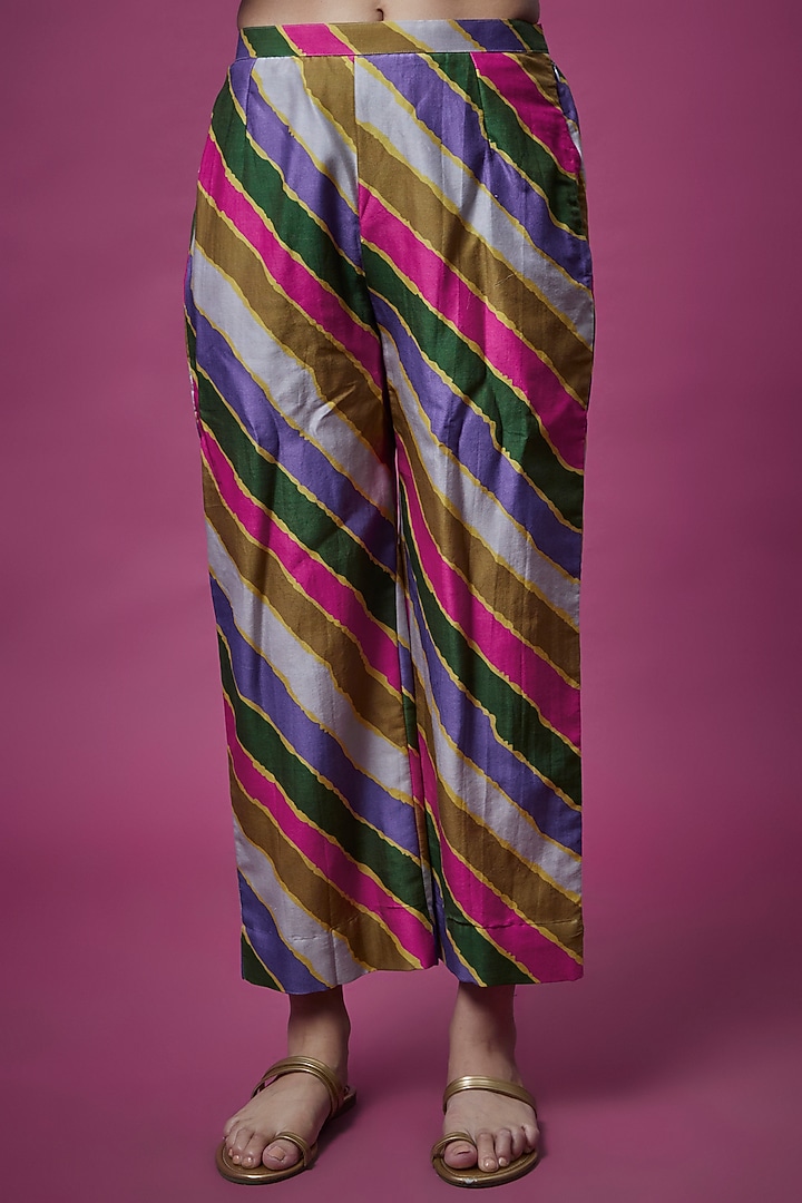 Multi-Colored Embroidered Kurta Set by Punit Balana at Pernia's Pop Up Shop