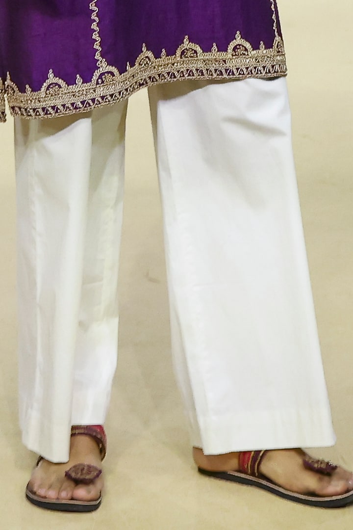 Baigani Raw Silk Marodi Work Kurta Set by Punit Balana Men at Pernia's Pop Up Shop