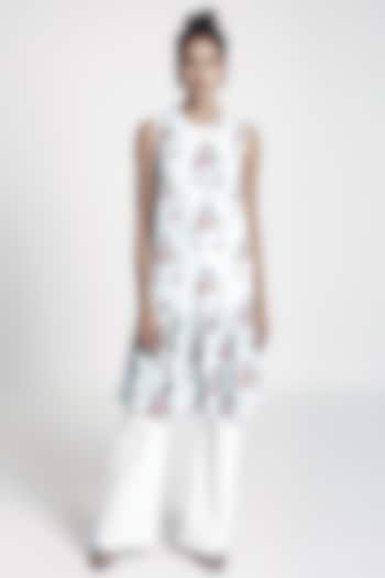 Powder Blue Printed Tunic by PS Pret by Payal Singhal at Pernia's Pop Up Shop
