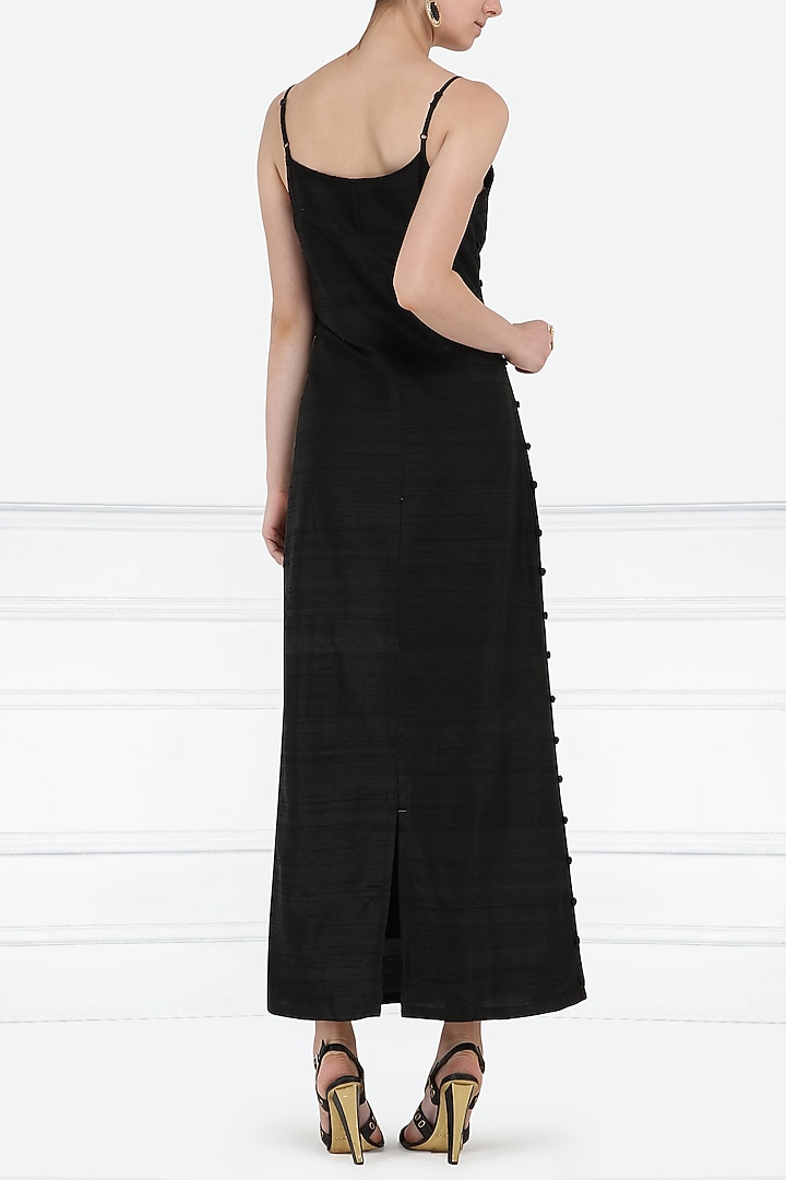 Black maxi dress available only at Pernia's Pop Up Shop.