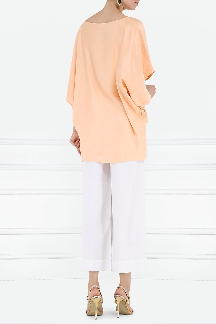 Peach boat neck top available only at Pernia's Pop Up Shop.