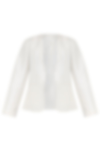 White Silk Jacket by PABLE
