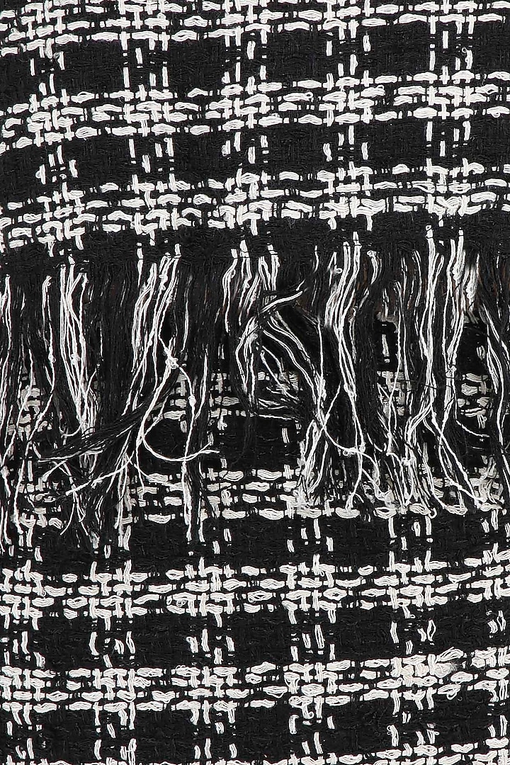 Black and white fringe top available only at Pernia's Pop Up Shop.