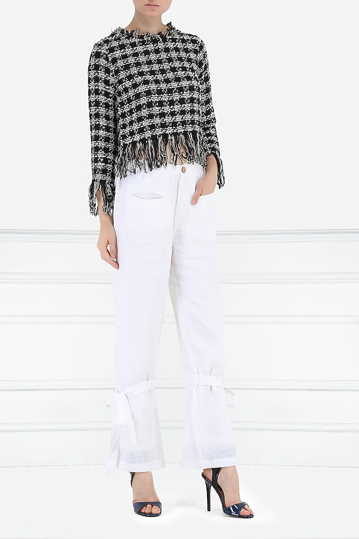 White linen pants available only at Pernia's Pop Up Shop.