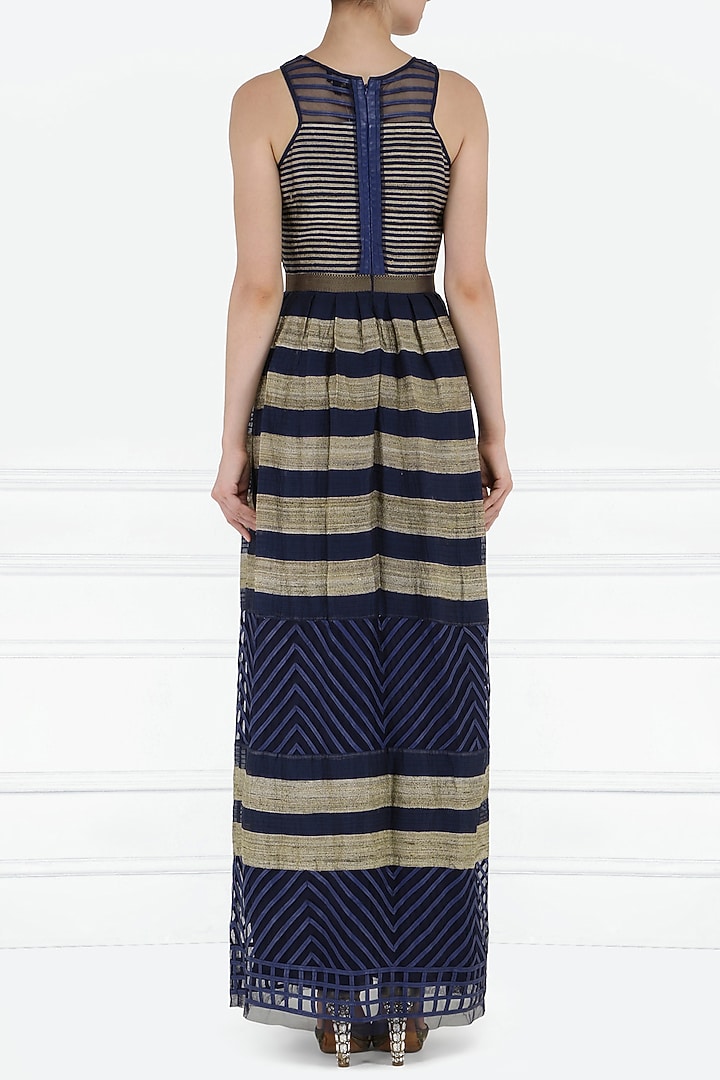 Dark blue tiered gown available only at Pernia's Pop Up Shop.