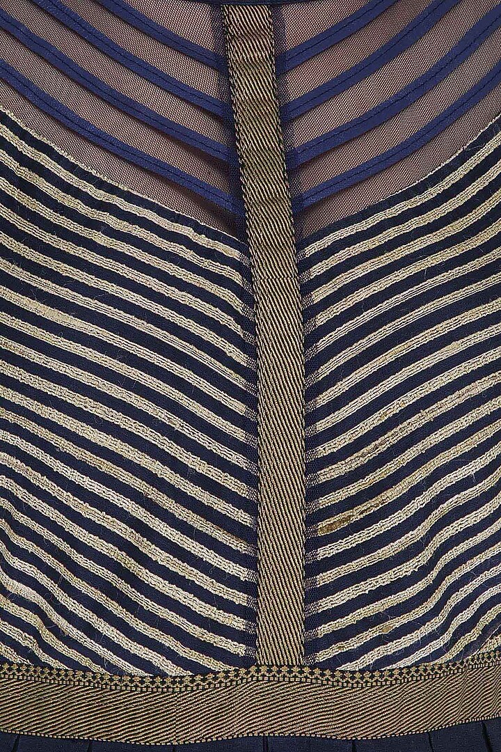 Dark blue tiered gown available only at Pernia's Pop Up Shop.