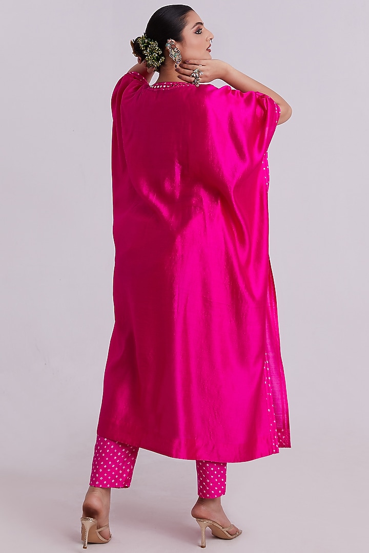 Mirror Pink Kaftan Set