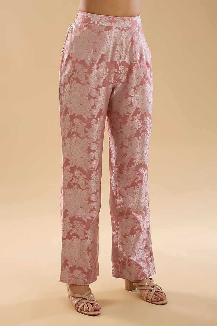 Lialc Dupion Silk & Brocade Patchwork Kurta Set by Petticoat Lane at Pernia's Pop Up Shop