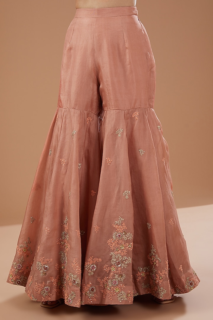 Peach Shimmer Petticoat