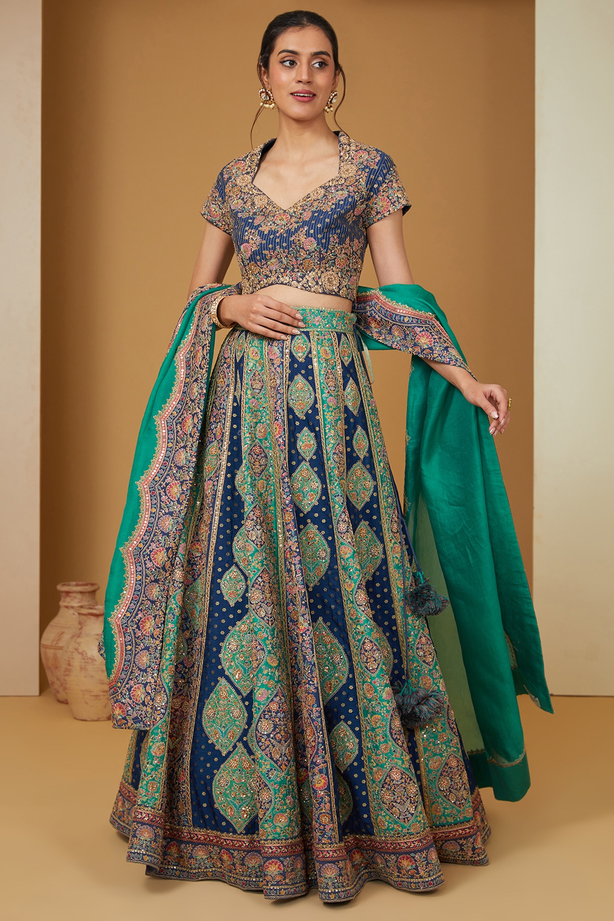 Buy Wine Blouse And Lehenga Brocade Silk Woven & Embroidery Banarasi Set  For Women by Talking Threads Online at Aza Fashions.