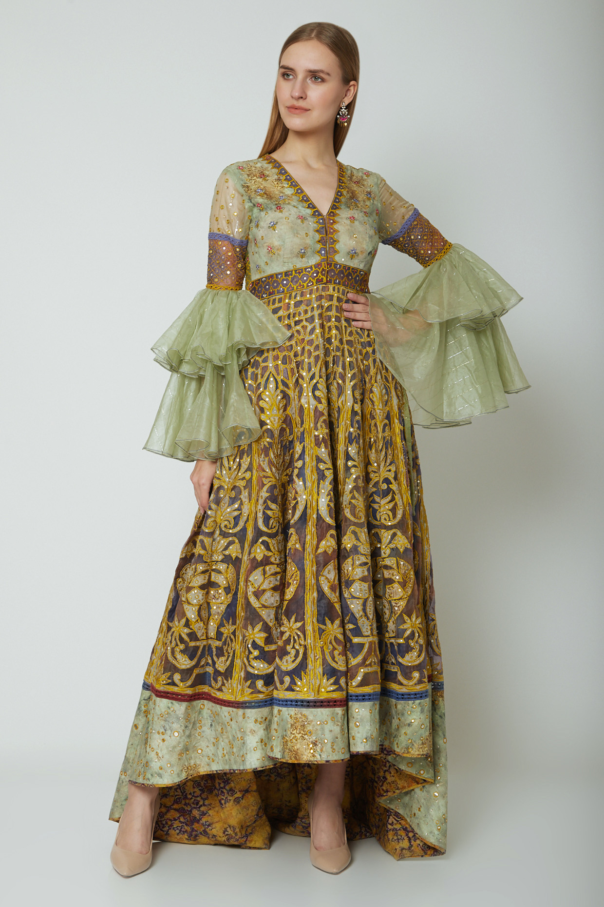 lehenga style dress
