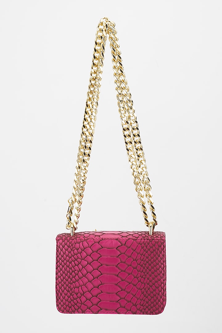 Plum Embellished Crossbody Bag by Papa don't preach by Shubhika Accessories at Pernia's Pop Up Shop