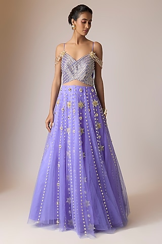 Shop Powder Blue Indian Gown for Women Online from India's Luxury Designers  2026