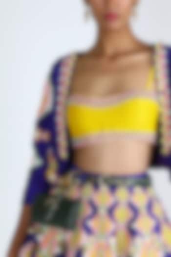 Green Embellished Belt Bag by Papa don't preach by Shubhika Accessories at Pernia's Pop Up Shop