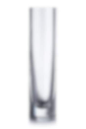 Clear Glass Cylindrical Vase by Perenne Design