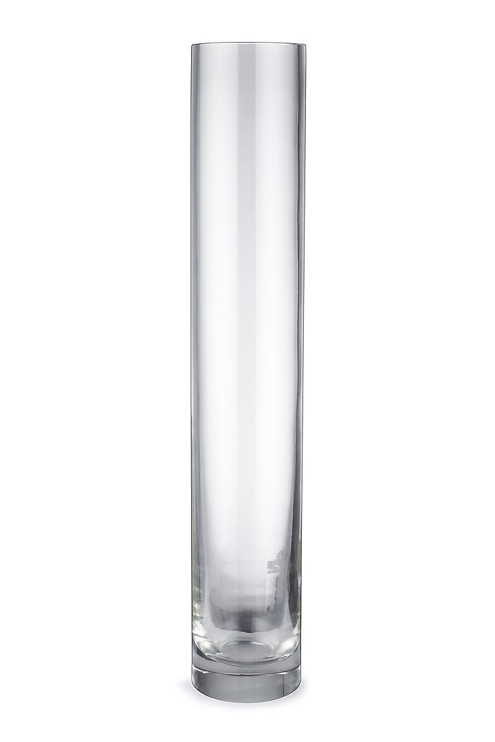 Clear Glass Cylindrical Vase by Perenne Design at Pernia's Pop Up Shop