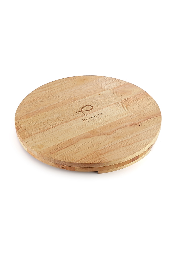3-In-1 Brown Wooden Tray, Platter & Chopping Board by Perenne Design at Pernia's Pop Up Shop