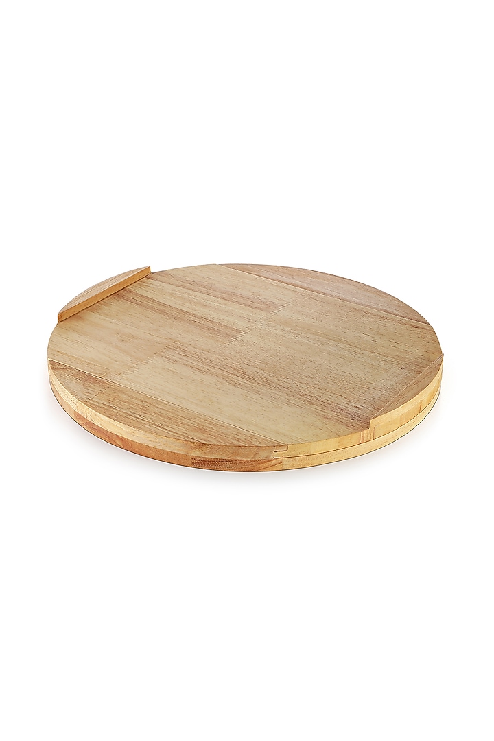 3-In-1 Brown Wooden Tray, Platter & Chopping Board by Perenne Design at Pernia's Pop Up Shop