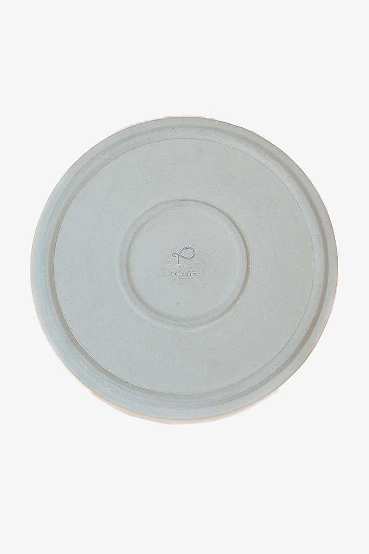 Mustard Stoneware Ceramic Dinner Plate by Perenne Design at Pernia's Pop Up Shop