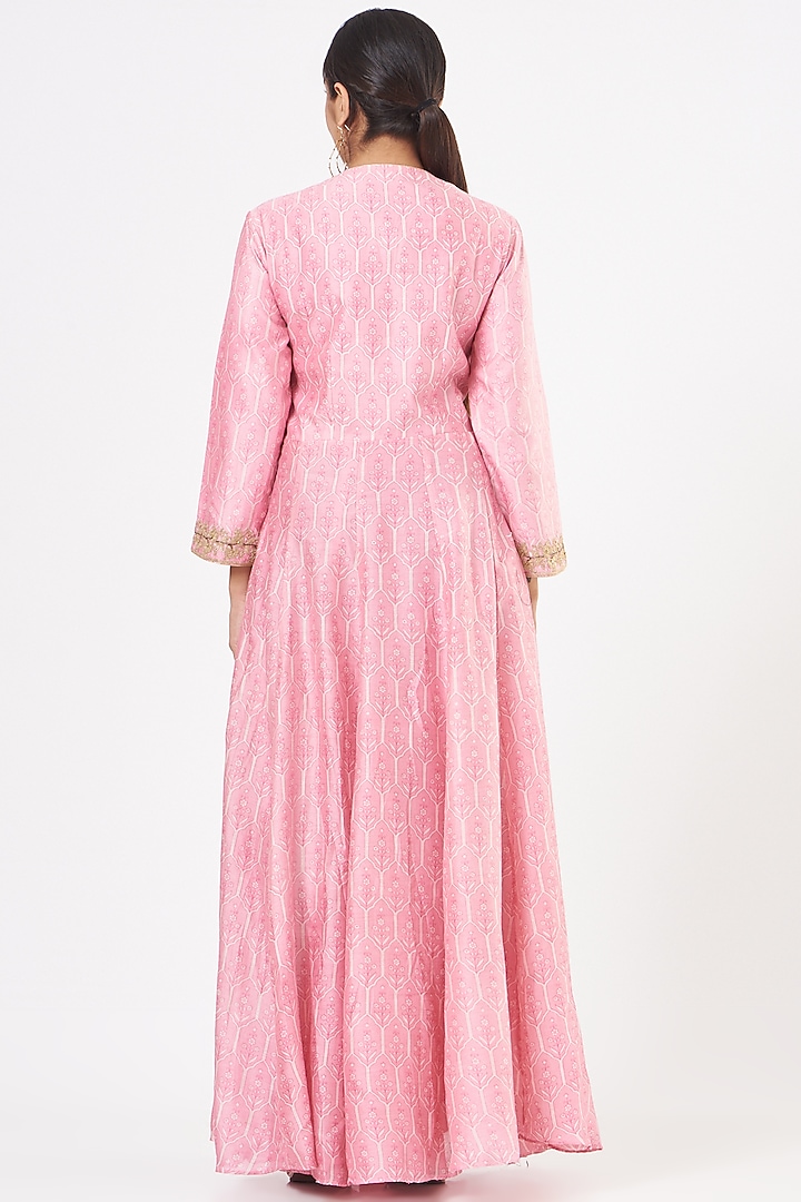 Blush Pink Printed Vacation Dress by Peenacolada at Pernia's Pop Up Shop