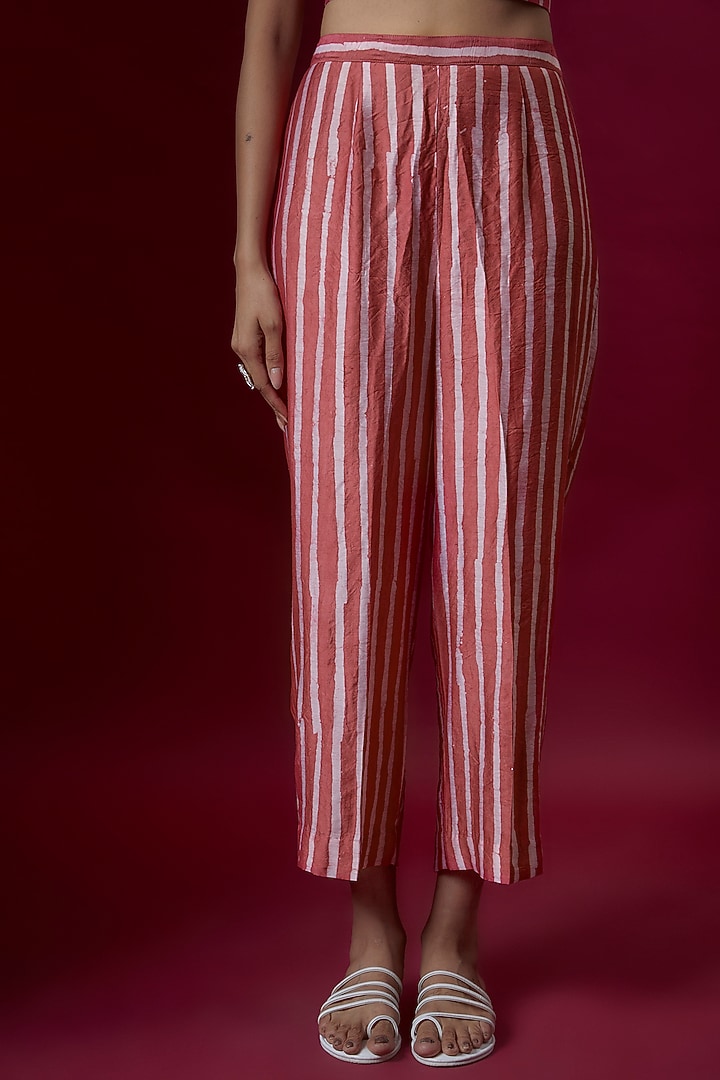 Pink Premium Cotton Kurta Set by Pehnaav at Pernia's Pop Up Shop