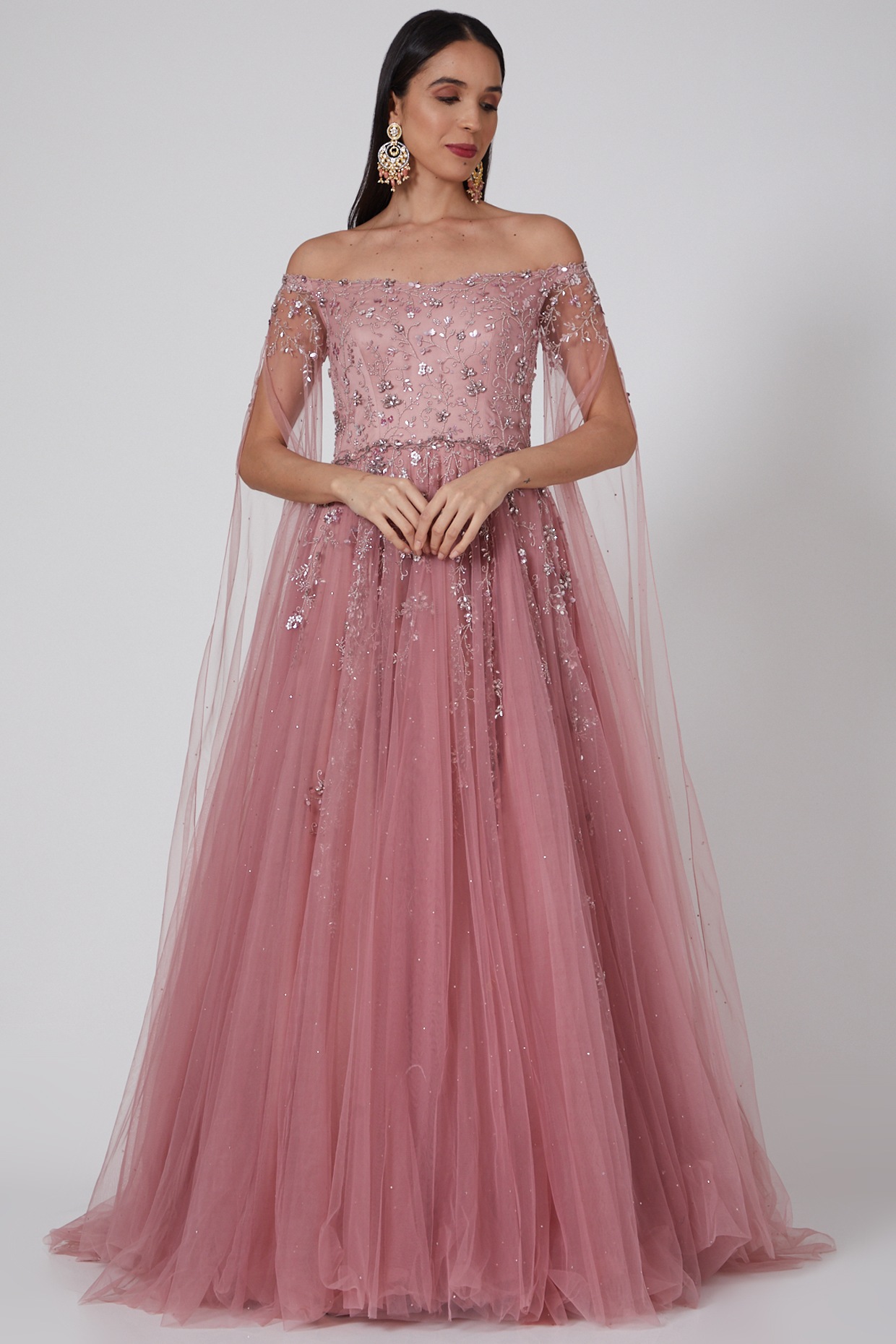 Old rose hotsell long gown